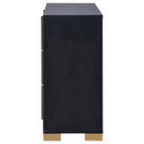 Marceline Black 6-drawer Dresser by Coaster at Eve Furniture