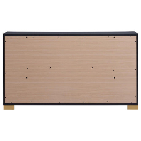 Marceline Black 6-drawer Dresser by Coaster at Eve Furniture