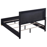 Marceline Black Eastern King Bed with LED Headboard by Coaster at Eve Furniture