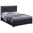 Marceline Black Queen Bed with LED Headboard by Coaster at Eve Furniture
