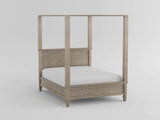 Marceline Gray Oak California King Canopy Platform Bed by Homelegance at Eve Furniture