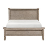 Marceline Gray Oak California King Canopy Platform Bed by Homelegance at Eve Furniture