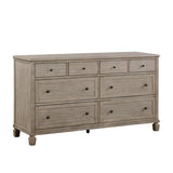 Marceline Gray Oak Dresser by Homelegance at Eve Furniture