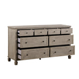 Marceline Gray Oak Dresser by Homelegance at Eve Furniture