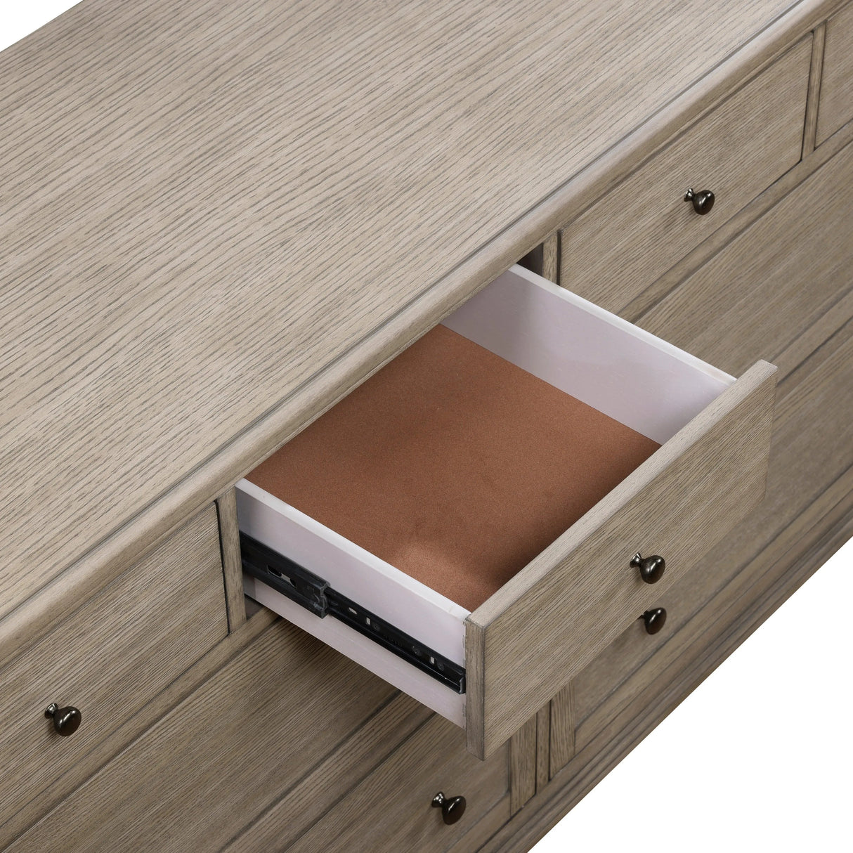Marceline Gray Oak Dresser by Homelegance at Eve Furniture