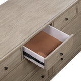 Marceline Gray Oak Dresser by Homelegance at Eve Furniture