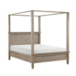 Marceline Gray Oak Eastern King Canopy Platform Bed by Homelegance at Eve Furniture