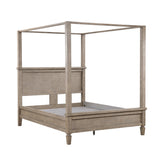 Marceline Gray Oak Eastern King Canopy Platform Bed by Homelegance at Eve Furniture