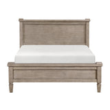 Marceline Gray Oak Eastern King Canopy Platform Bed by Homelegance at Eve Furniture