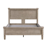 Marceline Gray Oak Eastern King Canopy Platform Bed by Homelegance at Eve Furniture