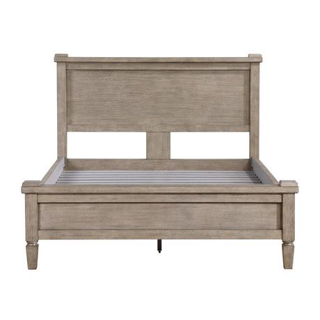 Marceline Gray Oak Eastern King Canopy Platform Bed by Homelegance at Eve Furniture