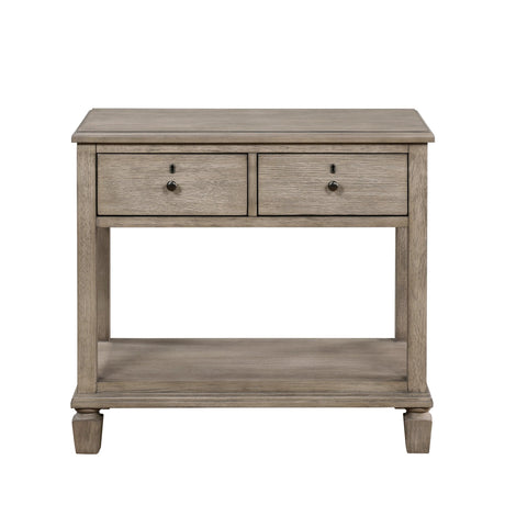 Marceline Gray Oak Nightstand by Homelegance at Eve Furniture