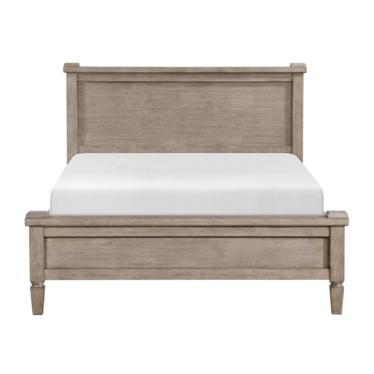 Marceline Gray Oak Queen Platform Bed by Homelegance at Eve Furniture