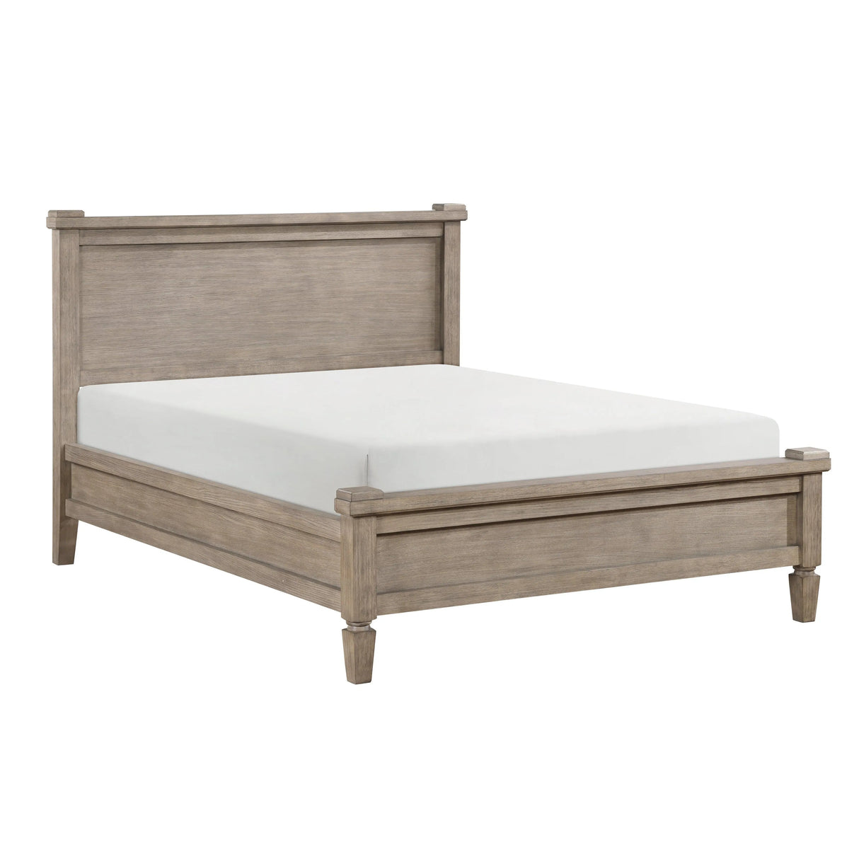 Marceline Gray Oak Queen Platform Bed by Homelegance at Eve Furniture