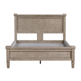 Marceline Gray Oak Queen Platform Bed by Homelegance at Eve Furniture