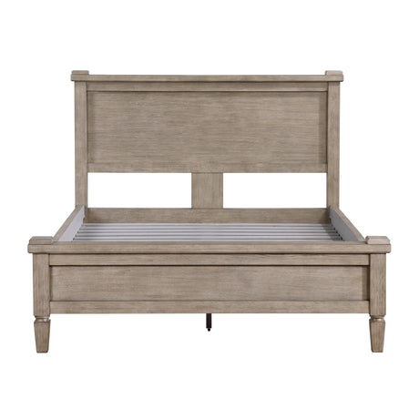 Marceline Gray Oak Queen Platform Bed by Homelegance at Eve Furniture