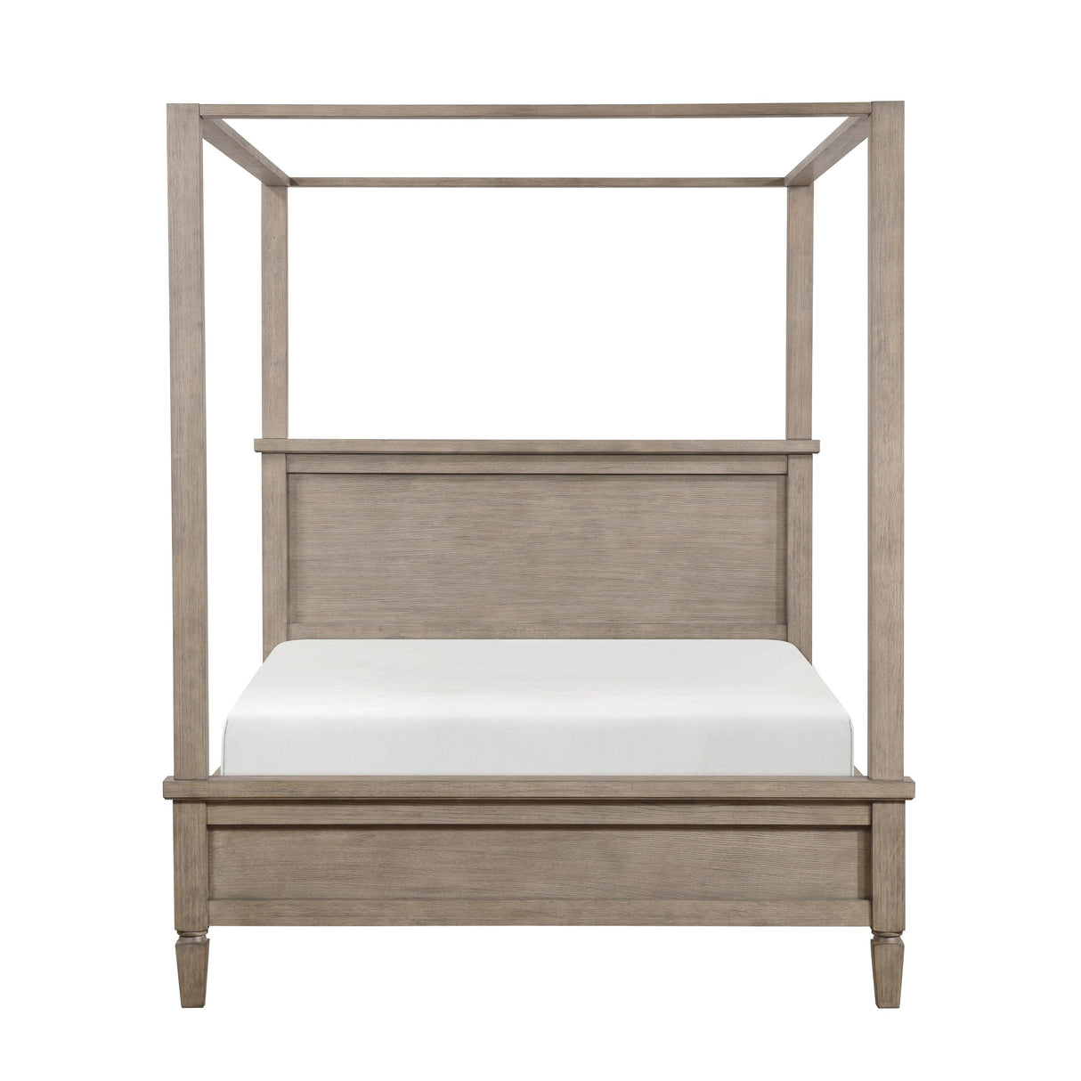 Marceline Gray Oak Queen Platform Bed by Homelegance at Eve Furniture