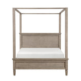 Marceline Gray Oak Queen Platform Bed by Homelegance at Eve Furniture