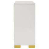 Marceline White 6-drawer Dresser by Coaster at Eve Furniture