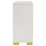 Marceline White 6-drawer Dresser by Coaster at Eve Furniture