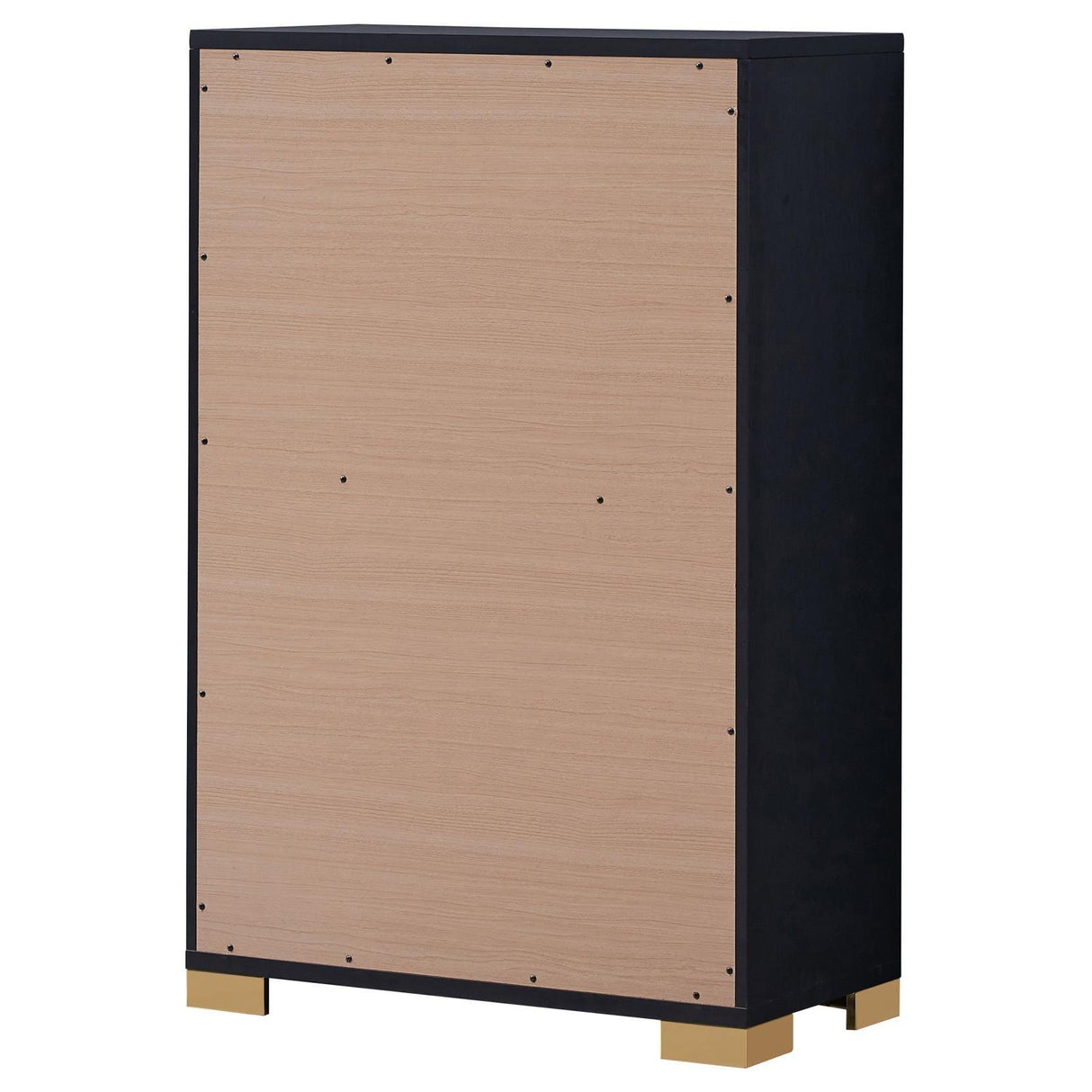 Marceline 5-drawer Chest Black by Coaster at Eve Furniture