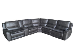 Marcell Grey HP0426 6-Piece Modular Power Sectional Set by Coaster at Eve Furniture
