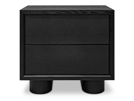 Marcelle Black Nightstand by MOES at Eve Furniture