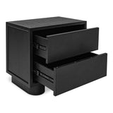 Marcelle Black Nightstand by MOES at Eve Furniture