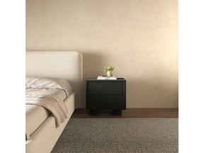 Marcelle Black Nightstand