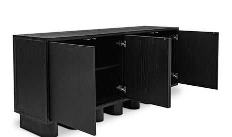 Marcelle Sideboard Black by Moe's Home at Eve Furniture