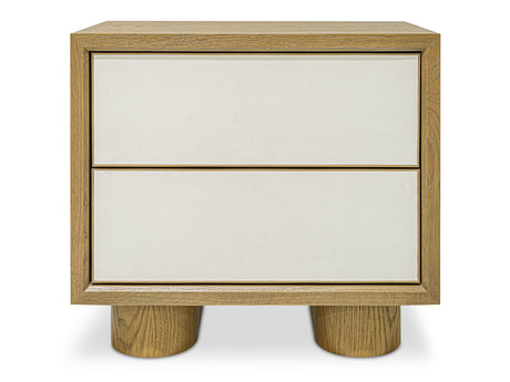 Marcelle White Nightstand by MOES at Eve Furniture