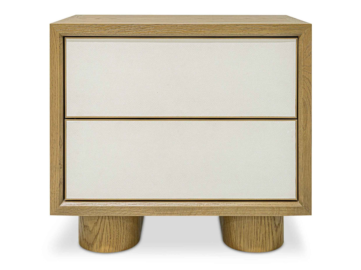 Marcelle White Nightstand by Moe's Home at Eve Furniture