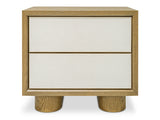 Marcelle White Nightstand by Moe's Home at Eve Furniture