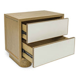 Marcelle White Nightstand by Moe's Home at Eve Furniture