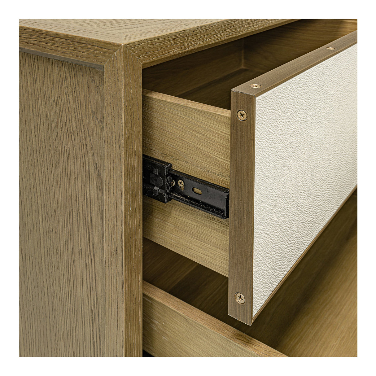 Marcelle White Nightstand by Moe's Home at Eve Furniture