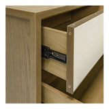 Marcelle White Nightstand by Moe's Home at Eve Furniture