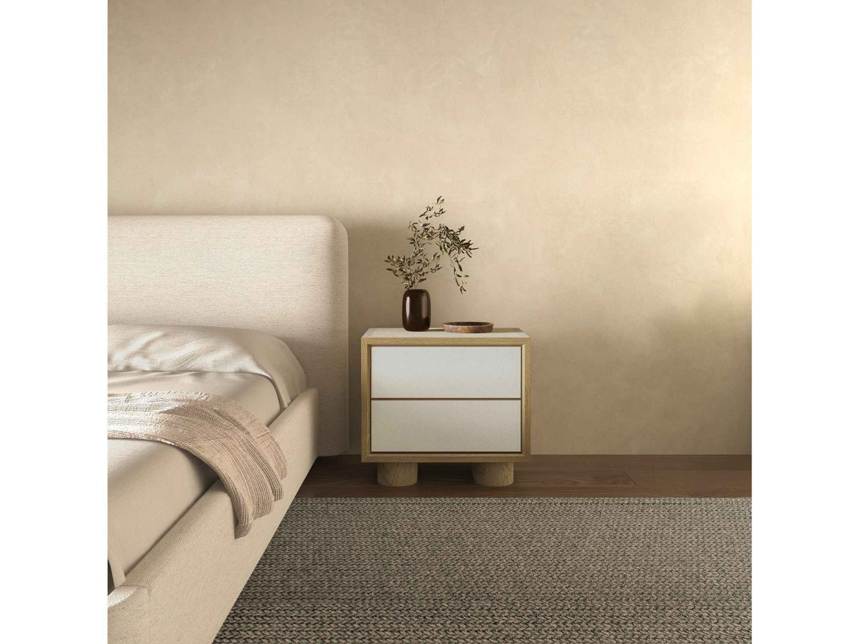 Marcelle White Nightstand by Moe's Home at Eve Furniture