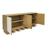 Marcelle White/Natural Sideboard by MOES at Eve Furniture