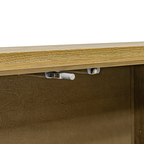 Marcelle White/Natural Sideboard by MOES at Eve Furniture