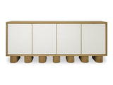 Marcelle White/Natural Sideboard by MOES at Eve Furniture