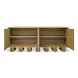 Marcelle White/Natural Sideboard by Moe's Home at Eve Furniture
