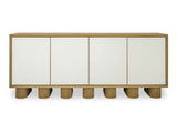 Marcelle White/Natural Sideboard by Moe's Home at Eve Furniture