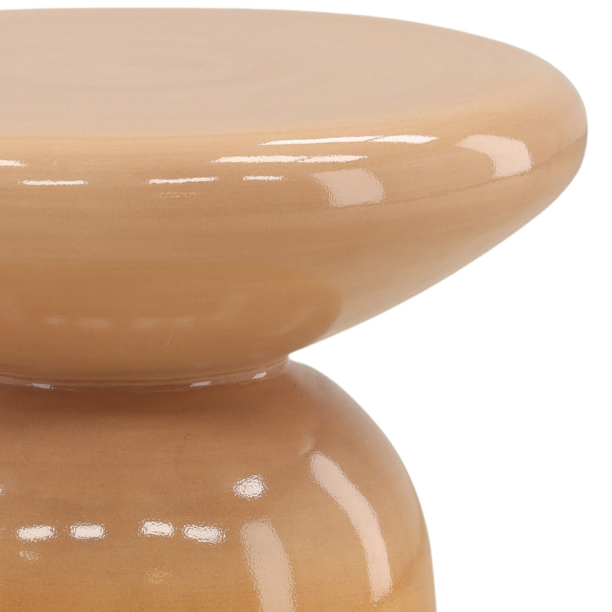 Marcellus Outdoor Side Table, Orange Ombre by Dovetail at Eve Furniture