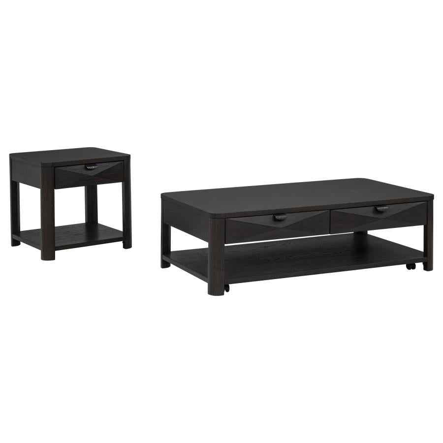 Marcelo Coffee 2-piece Table Set with Storage by Coaster at Eve Furniture