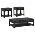 Marcelo Coffee 3-piece Table Set with Storage by Coaster at Eve Furniture