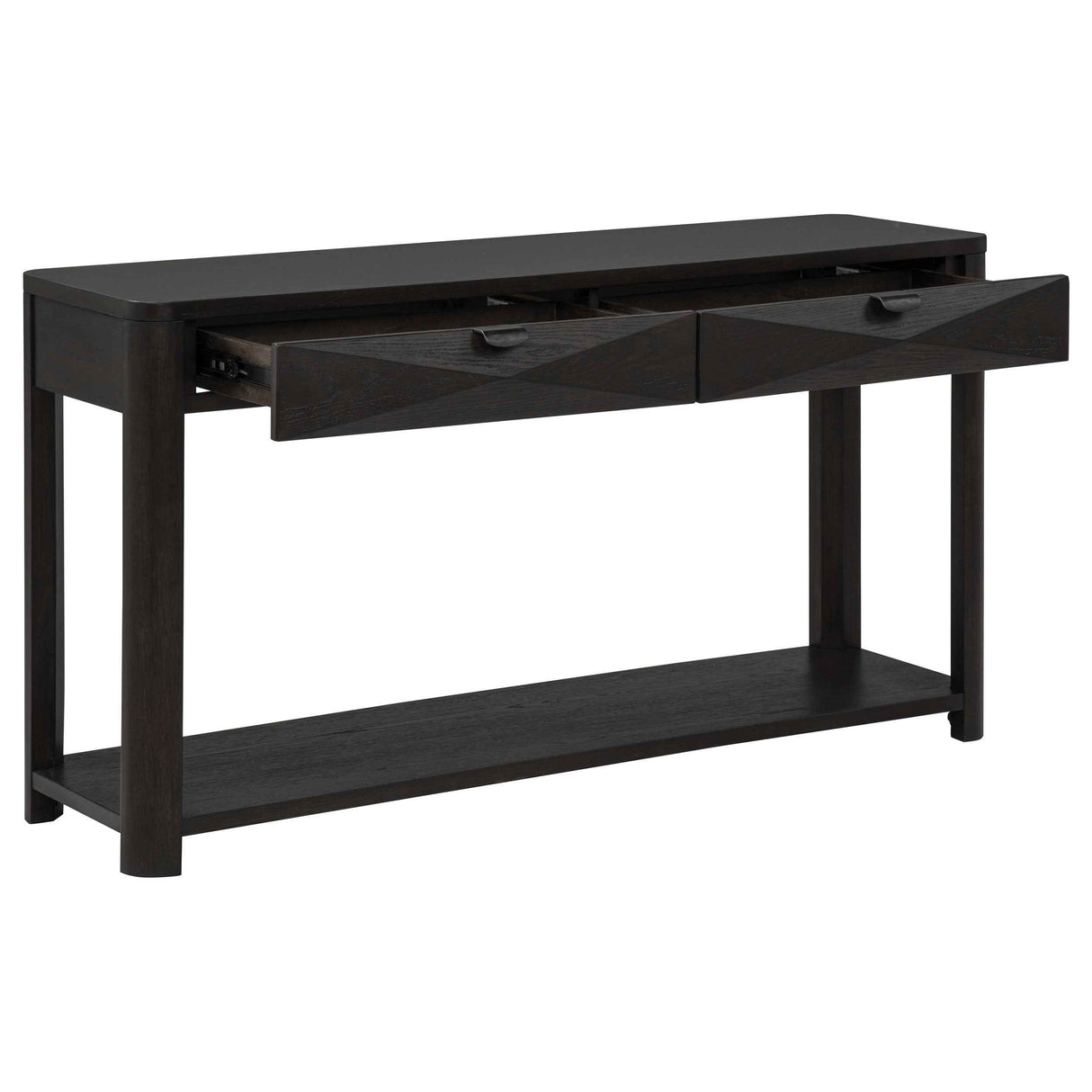 Marcelo Coffee Sofa Console Table with 2 Drawers and Shelf by Coaster at Eve Furniture
