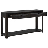 Marcelo Coffee Sofa Console Table with 2 Drawers and Shelf by Coaster at Eve Furniture