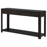 Marcelo Coffee Sofa Console Table with 2 Drawers and Shelf by Coaster at Eve Furniture