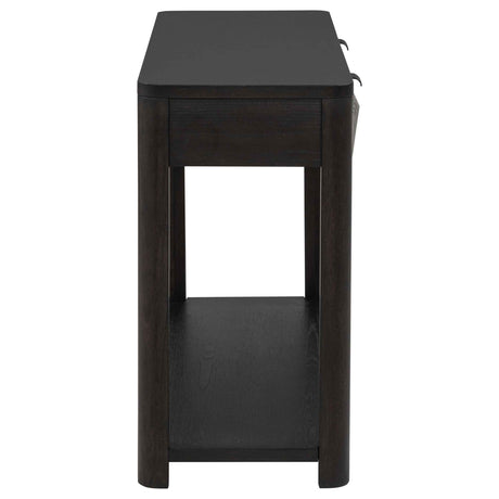 Marcelo Coffee Sofa Console Table with 2 Drawers and Shelf by Coaster at Eve Furniture