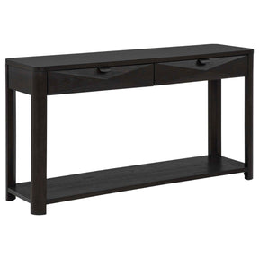 Marcelo Coffee Sofa Console Table with 2 Drawers and Shelf by Coaster at Eve Furniture